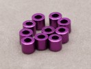 3mm x 5mm Aluminium Bore Washer (Purple 10 Pcs)