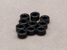 3mm x 3mm Aluminium Bore Washer (Black 10 Pcs)