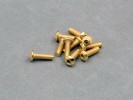 3x10mm Gold Plated Button Head Screw (10Pcs)