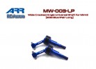 Wide Crooked Angle Universal Shaft for Mini-Z (6061 Blue 1Pair Long)