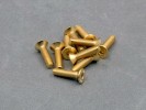 3x12mm Gold Plated Hex. Countersink Screw (10Pcs)