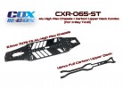 Alu High Flex Chassis + Carbon Upper Deck Combo  (For X-Ray T4-21)