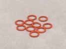 5mm x 0.5mm Aluminium Bore Washer (Orange 10 Pcs)