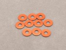 3x7.8x0.5mm Aluminium Shim3 (Orange 10 Pcs)