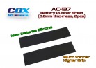 Battery Rubber Sheet (0.8mm thickness, 2pcs)