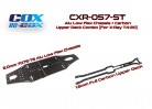 Alu Low Flex Chassis + Carbon Upper Deck Combo  (For X-Ray T4-20)