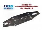 2.2mm Full Carbon Flex Chassis (For X-Ray T4-21)