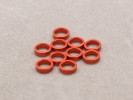 5mm x 2mm Aluminium Bore Washer (Orange 10 Pcs)