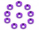 Anodized Alum M3 Countersunk Washers 10pcs (Purple)